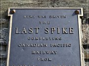 Canadian Pacific Railways Last Spike