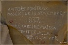Robidoux Inschrift