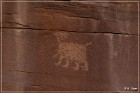 Wolfman Petroglyph Panel