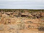 Cannonball Mesa Pueblo - Side Canyon