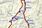 Rangley Rock Art Sites, Map erstellt mit Garmin MapSource (www.garmin.de)