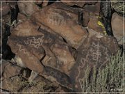 White River Narrows Petroglyphs - Cane Site