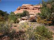 Mule Canyon, Weg zum House on Fire